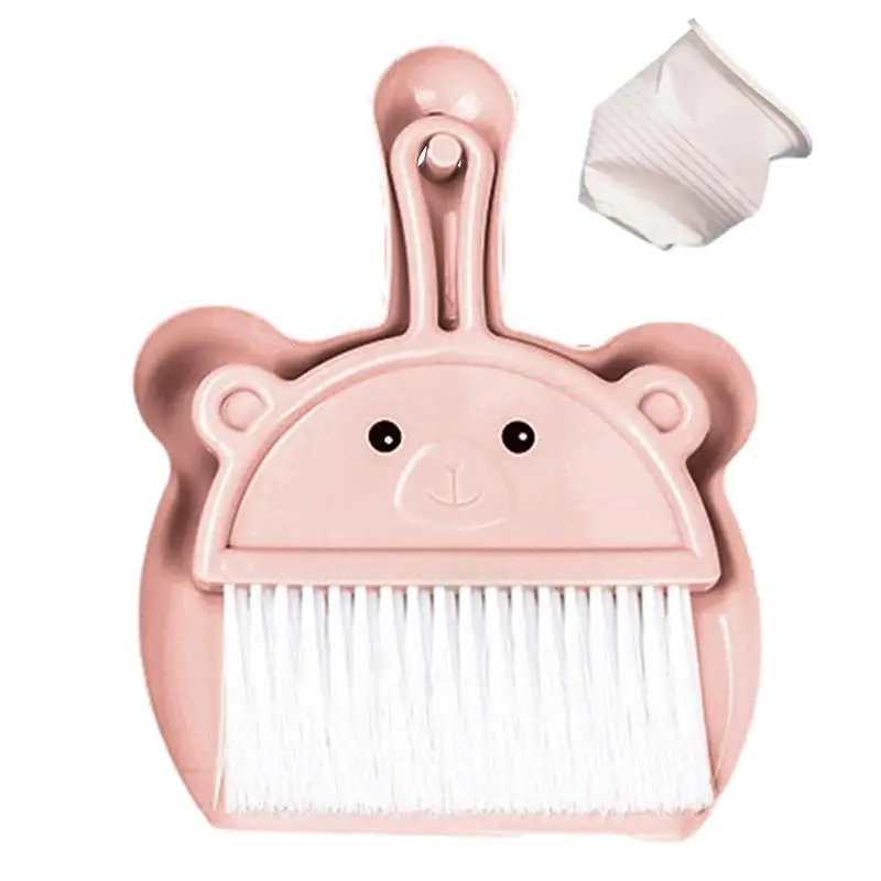 

Small Broom Dustpan Set Mini Floor Sweeper Brush Cleaning Tool Home Must-Haves For Floor Keyboard Tabletop Sofa Bedroom Kitchen