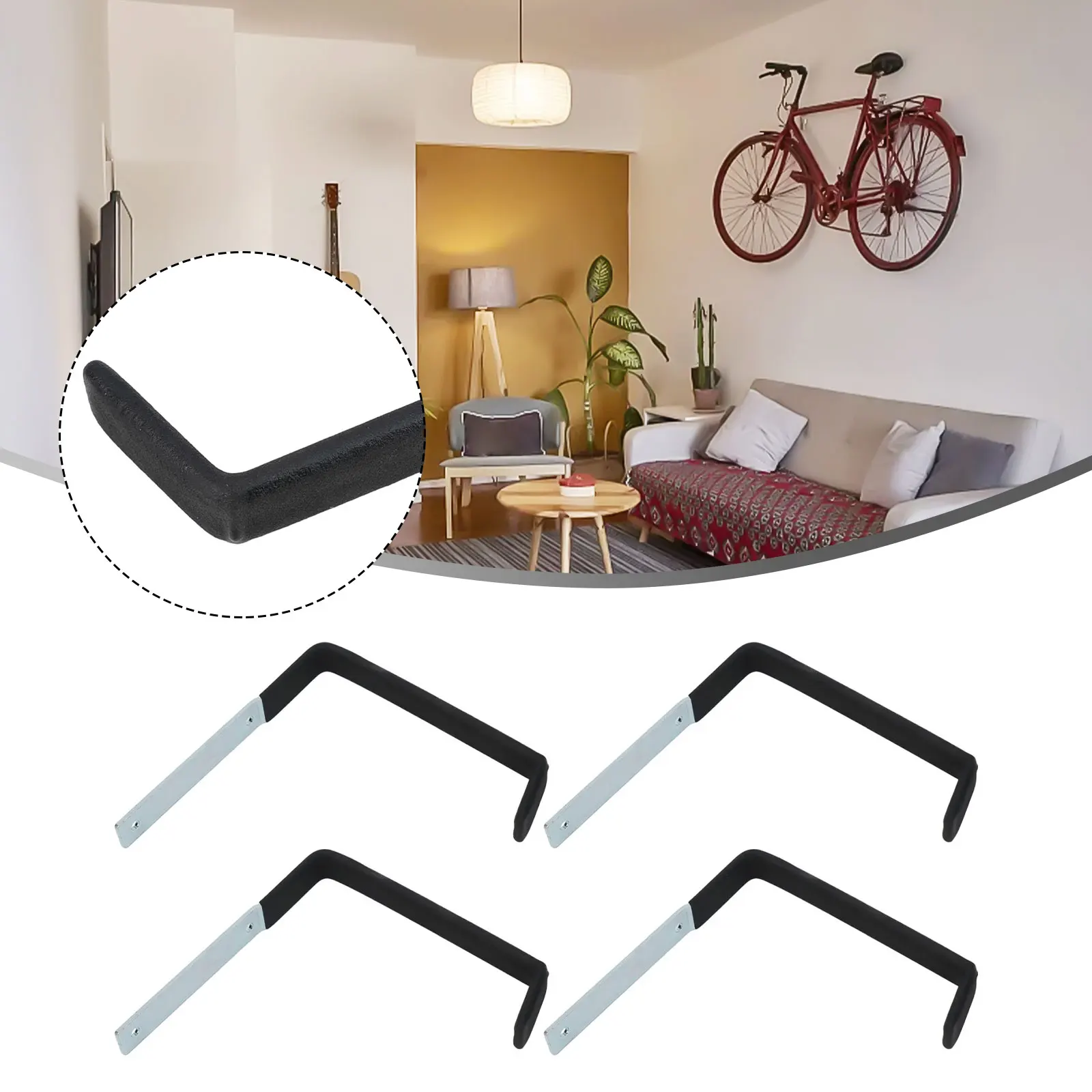 

Utility Hook Garage Hook Wall Hooks Waterproof Anti -slip Heavy Steel Hook In Garden Hose Practical Hook Garage Storage
