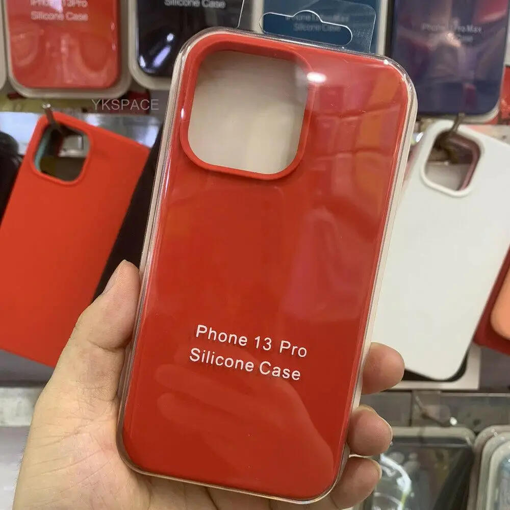 Luxury Candy Color Liquid Silicone Soft Matte Phone Case