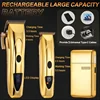 Professional Hair Clipper for Men, 1 Set T-blade Body Trimmer Electric Shavers Razor Set, Cordless Barber Clipper 4