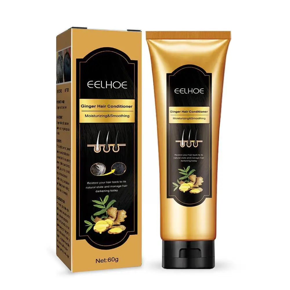 

Ginger Dark Hair Conditioner Ginger Essence Repairs Profissional Softening Condicionador Repair Hair Damage Conditioner I5O5