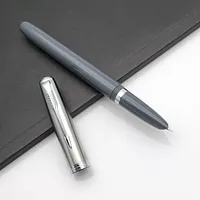 Jinhao 86 Resin Classic Fountain Pen Silver Cap Extra Fine Nib 0.38mm Ink Pen school office business smooth writing pens gifts 1