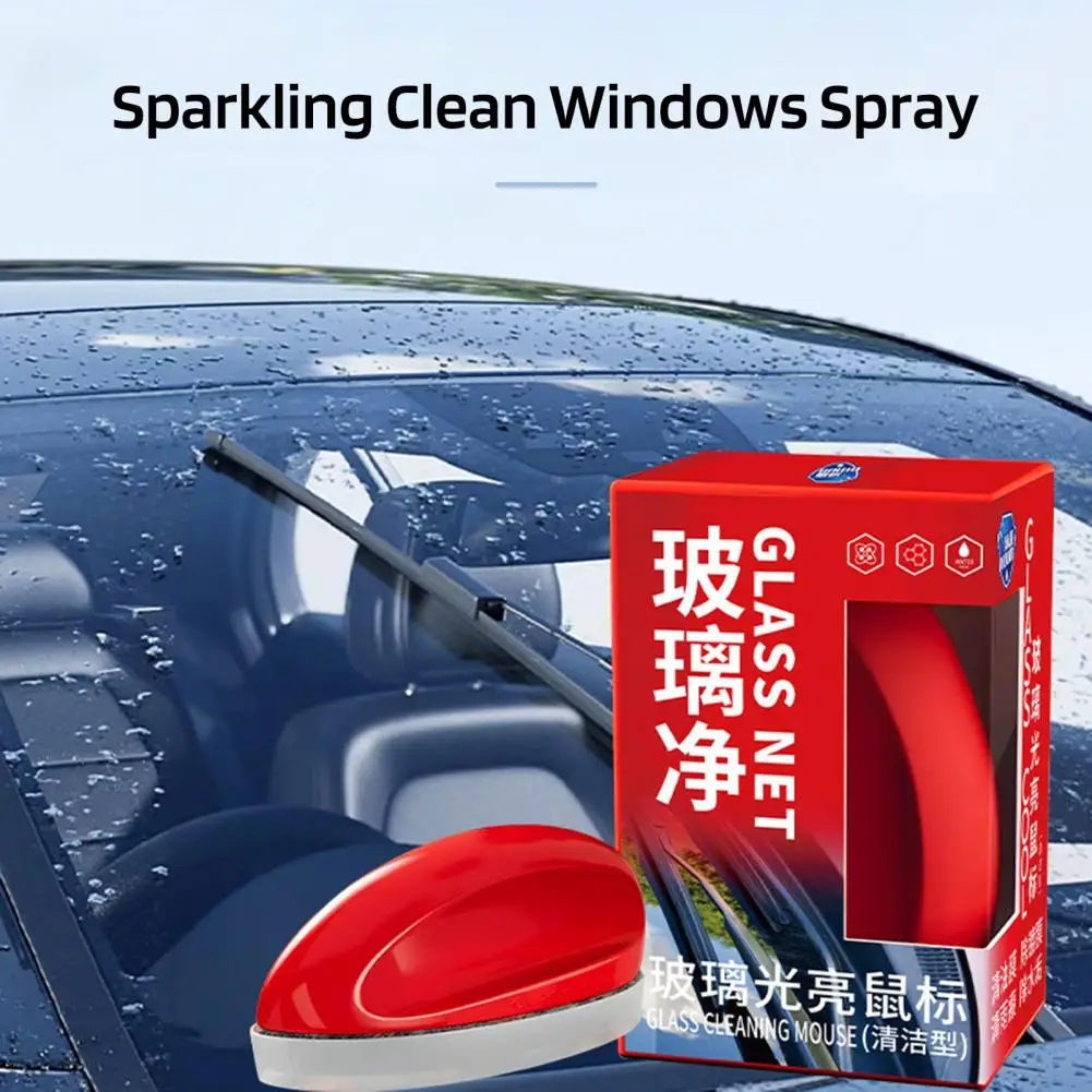 Windshield Cleaner Kit Car Windshield Cleaner Oil Film Remover Streak-Free Finish Windshield Cleaner Auto Interior Exterior Glass Wiper Cleaning Kit