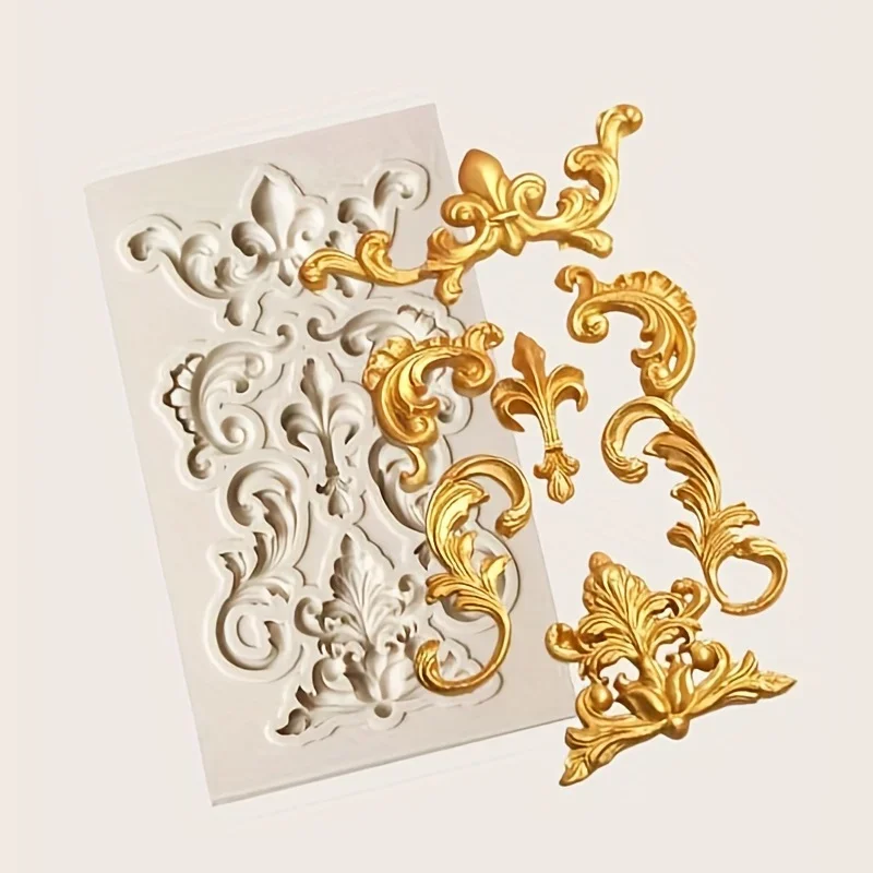Vintage Flower Design Silicone Mold DIY