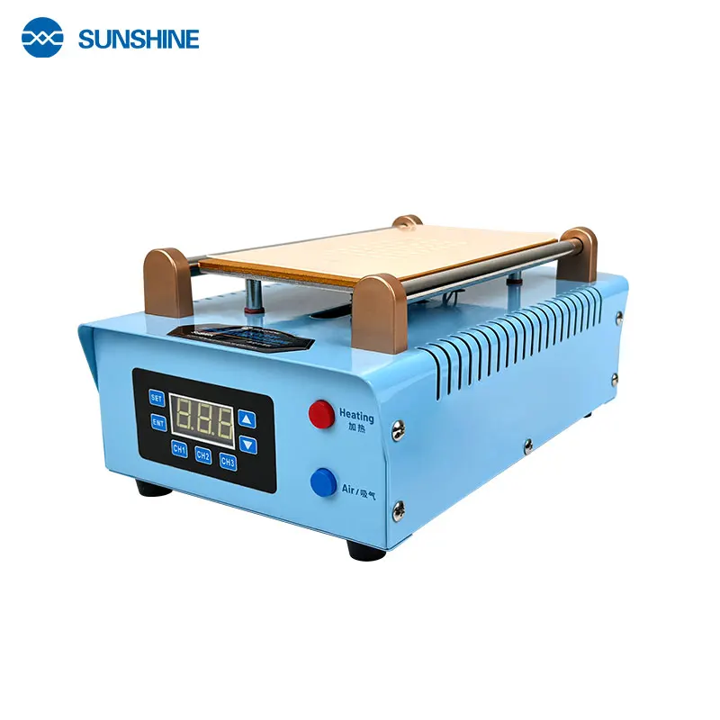 SUNSHINE S-918K 8.5inchPreset Hot Plate Vacuum Separator Machine Strong Suction For iPhone Samsung LCD Display Repair Machine