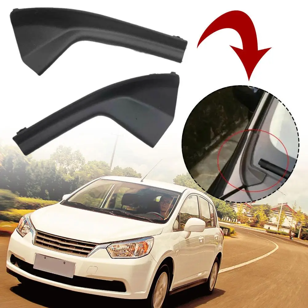 

Car Front Windshield Wiper Side Trim Cover Water Deflector Cowl Plate for Nissan Tiida Old Model 66895-ED50A 66894-ED500 N6W0