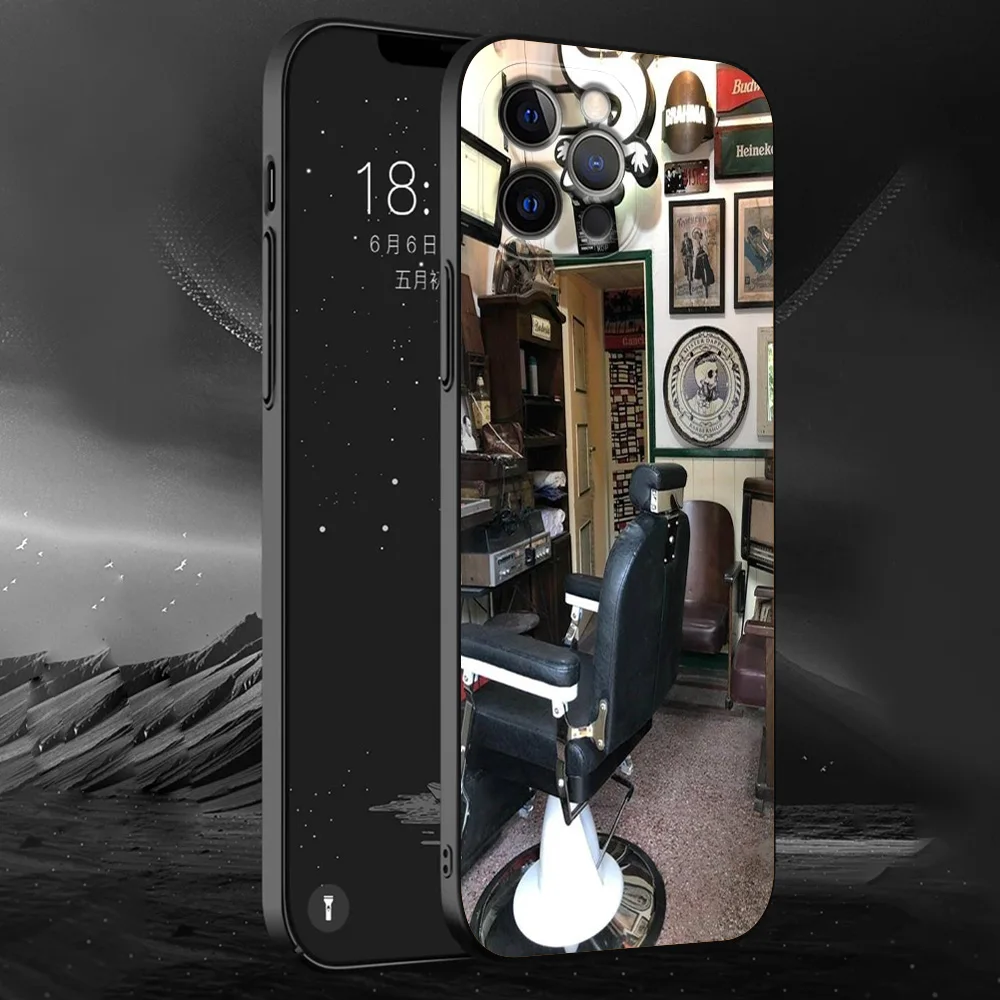 Luxury Barber Shop Hair Stylist Tools Phone Case Cover
