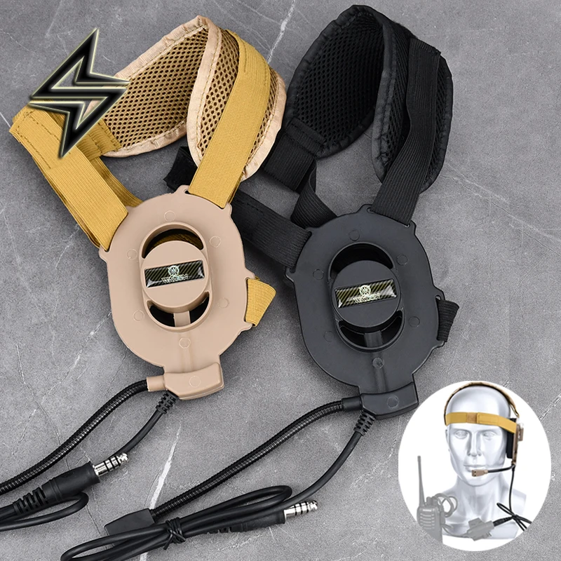 WADSN Hunting Communication Headset Airsoft Paintball Bowman Elite II Headset U94 PTT For Kenwood Baofeng UV-5R Radio Accessory
