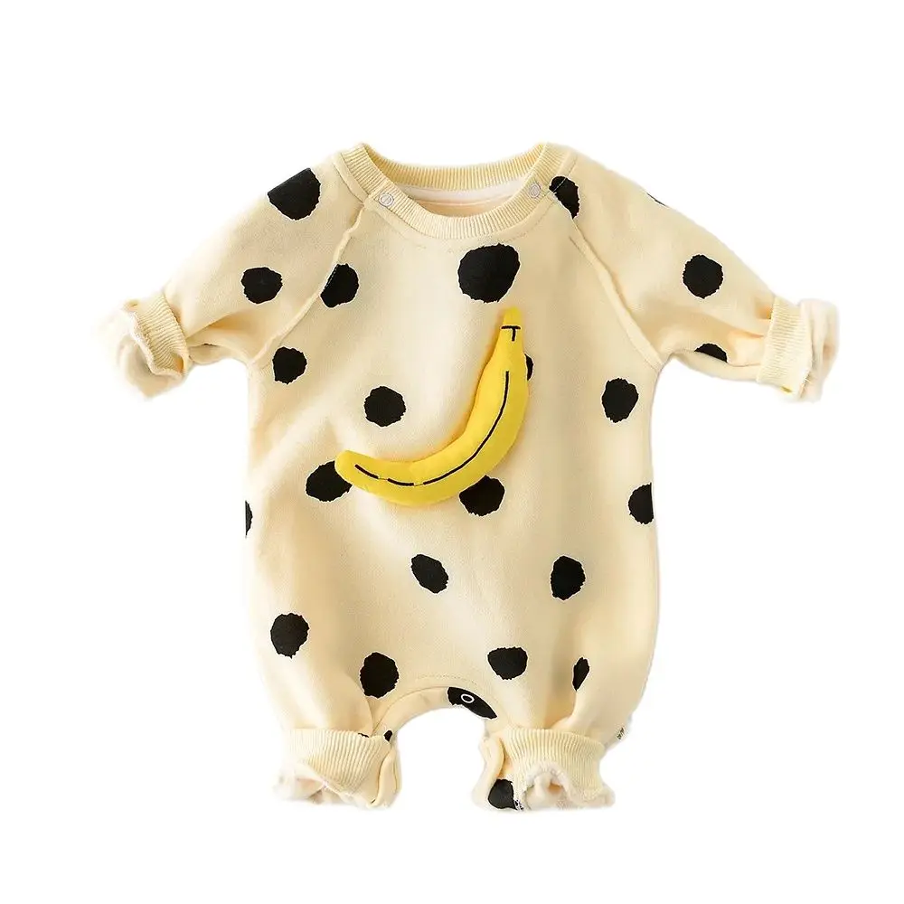 Baby Girls Banana Jumpsuit Infant Clothing