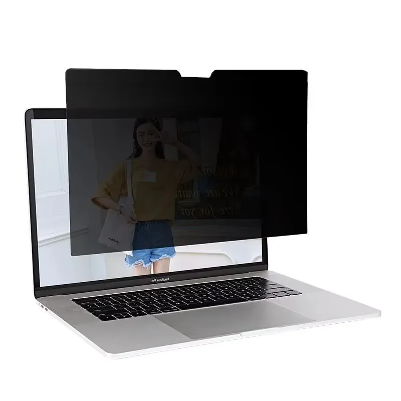 Macbook pro/air 13.3 14 15.6 16 인치 310 x174mm 345 x194mm 자기 흡입 방지 엿보기 방지 필름용 개인 정보 보호 화면 보호기