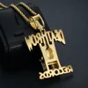 2025 New Nightclub Rhinestone Records Prisoner Pendant Hip Hop Death Row Chain Stainless Steel Men Necklace Wholesale Jewelry 3