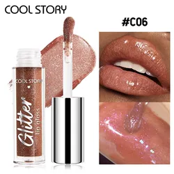 Radiant Shine Glitter Lip Gloss - Shimmering Pearl & Moisturizing Tint (6)