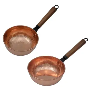Saucepan Copper Pot Multipurpose Copper Wamer Pan with Handle Soup Pot Sauce Pan