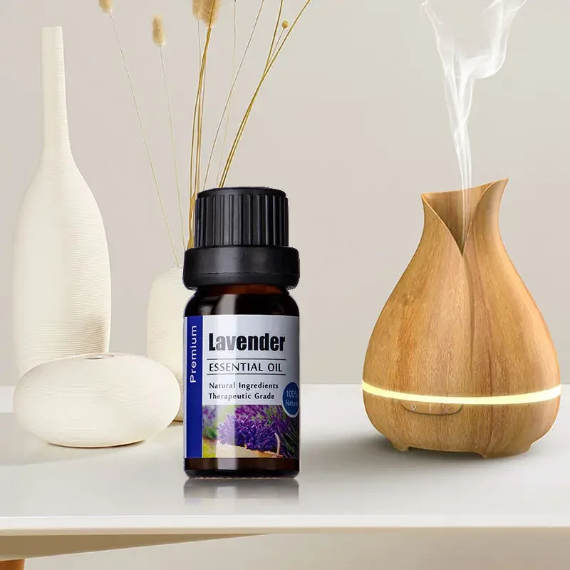10ml Pure Plant Essential Oil Humidifier Diffusers Mint Lavender Tea Tree Vanilla Sandalwood Jasmine