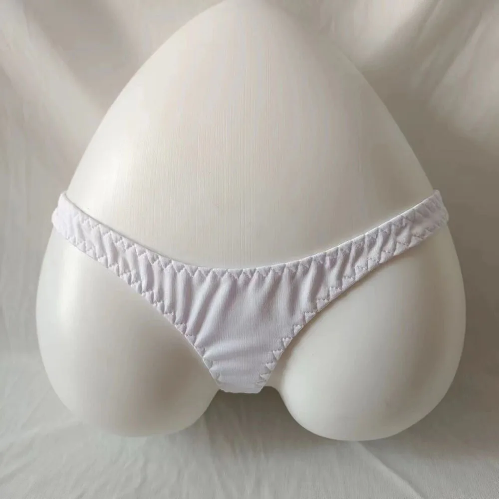 Women's White G-strings Sexy Low Waist Lingerie Underwear