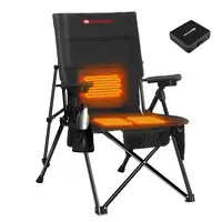 ANTARCTICA GEAR Heated Camping Chair with 12V 16000mAh Battery Pack, Heated Portable Chair, Perfect for Camping, Outdoor Sports 1