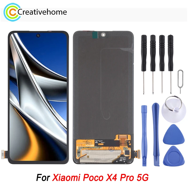 

ЖК-экран AMOLED и дигитайзер в сборе для Xiaomi Poco X4 Pro 5G