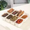 Divided Serving Tray with Handle, 8 Compartments Snack Box for Candy, Nuts, Cookies, Fruit, Snacks, Party Favor, Wedding 6