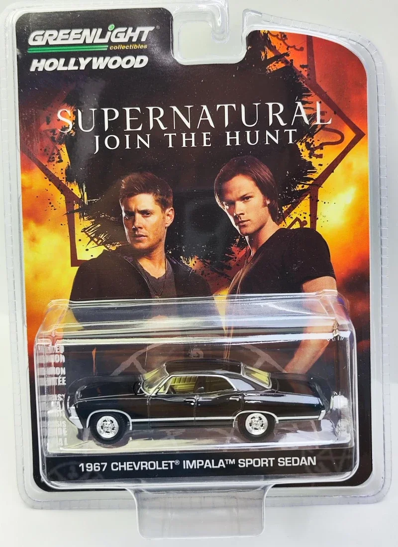 Model1:64 Supernatural 1967 Chevrolet Impala Ford Jeep Diecast Metal Alloy Model Car Toys For Children Gift Collection