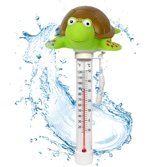 Swimming Pool Thermometer Cute Animal Water Spa Temperature Measure Gauge Turtle Pool Tool Swimming Pools Accessories 2