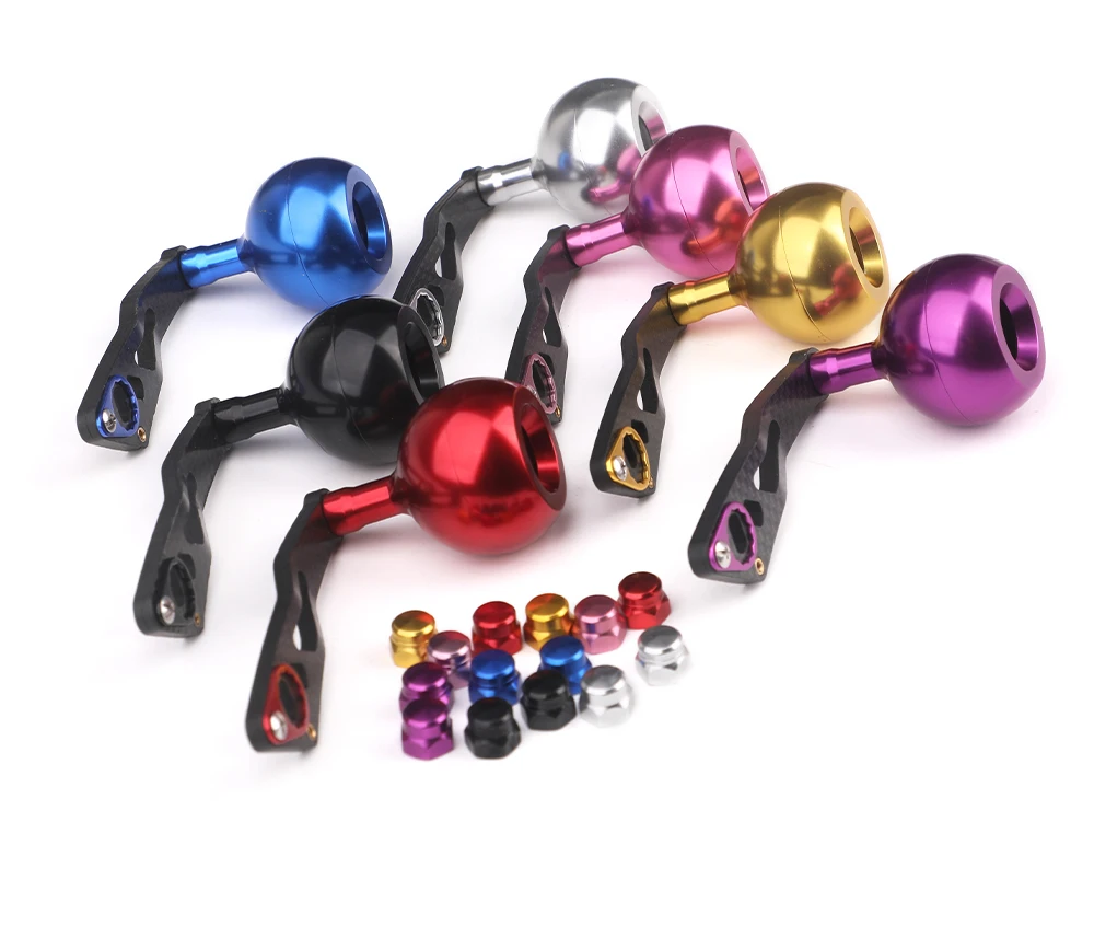 Description Picture 3 of itemROLLFISH Fishing Reel Handle Rocker Arm Carbon Fiber Light Weight 28g Ergonomic Design Multicolor Fishing Tools Accessories