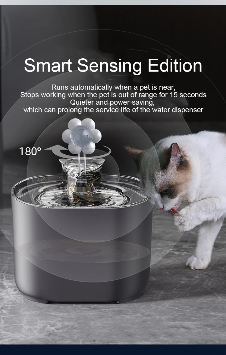 Title 5, Intelligent Stainless Steel Cat Water Fountain ...