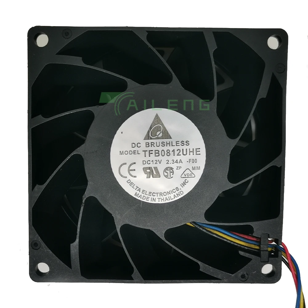 

for delta TFB0812UHE DC12V 2.34A 80x80x38mm Server Square inverter axial cooling fan