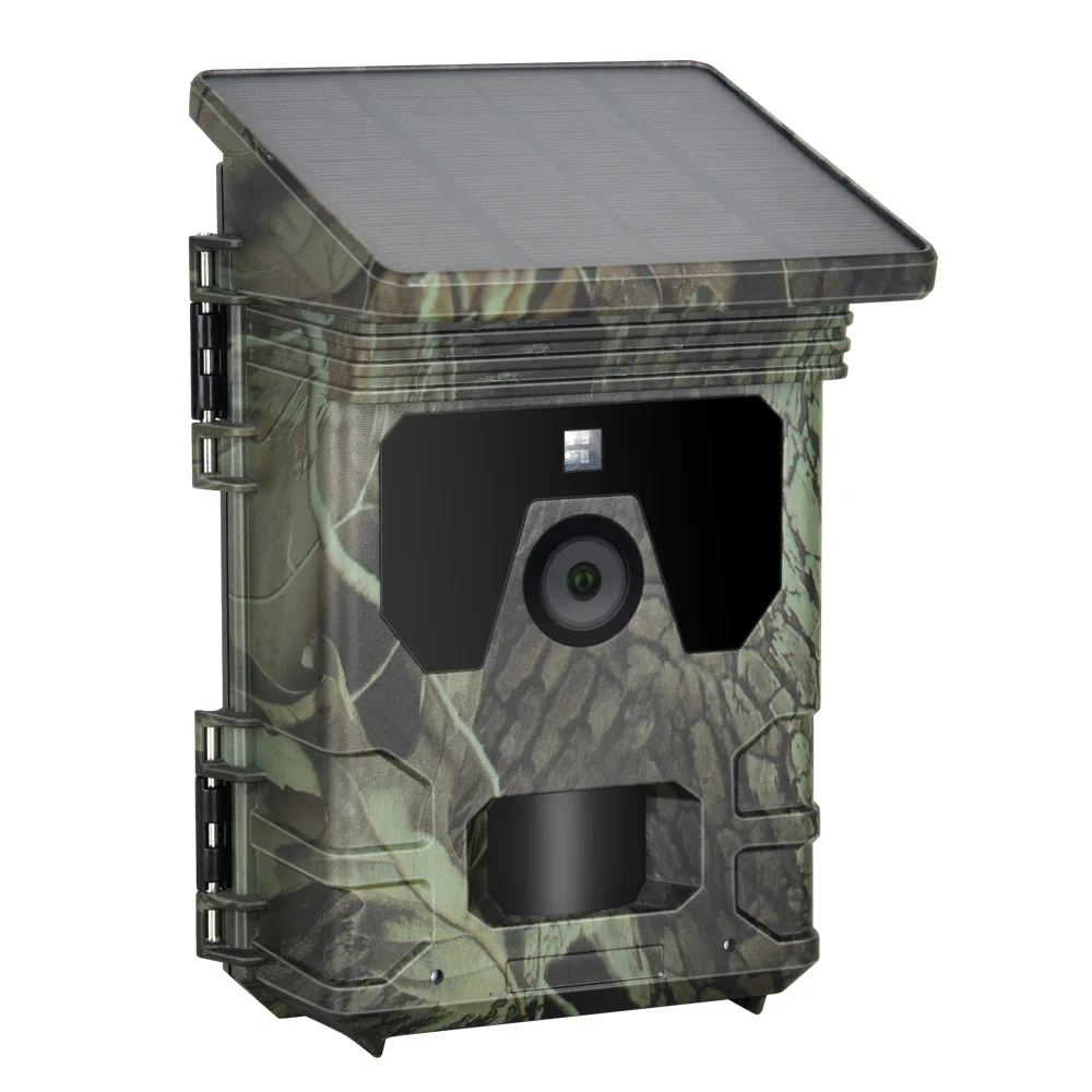 Solar Charging Hunting Camera WiFi600Pro Bluetooth WiFi Outdoor Surveillance Camera 4K Video 36MP APP Online Video Viewing