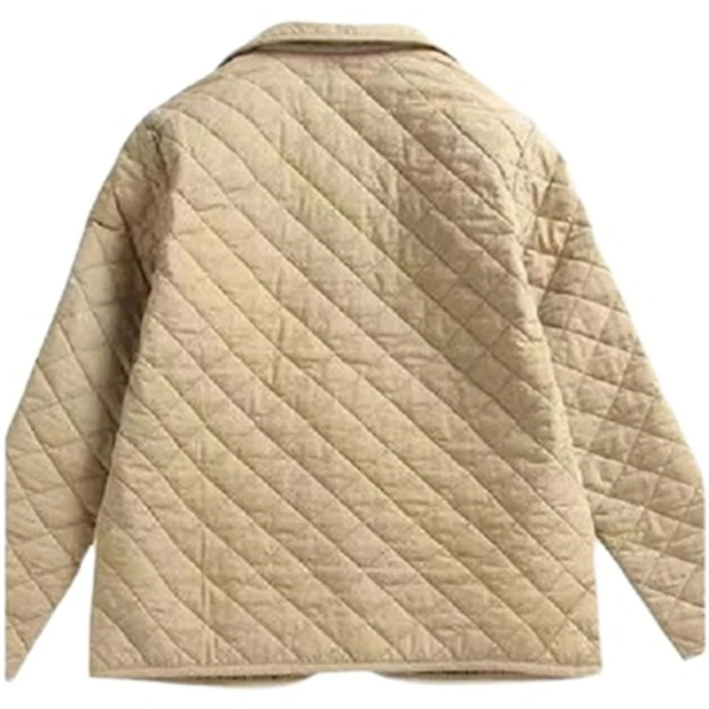 Off-season Clearance Short Cotton-padded Women's Jacket 2022 Winter New loose Korean Version Light Rhombus Small Padded Coat X27