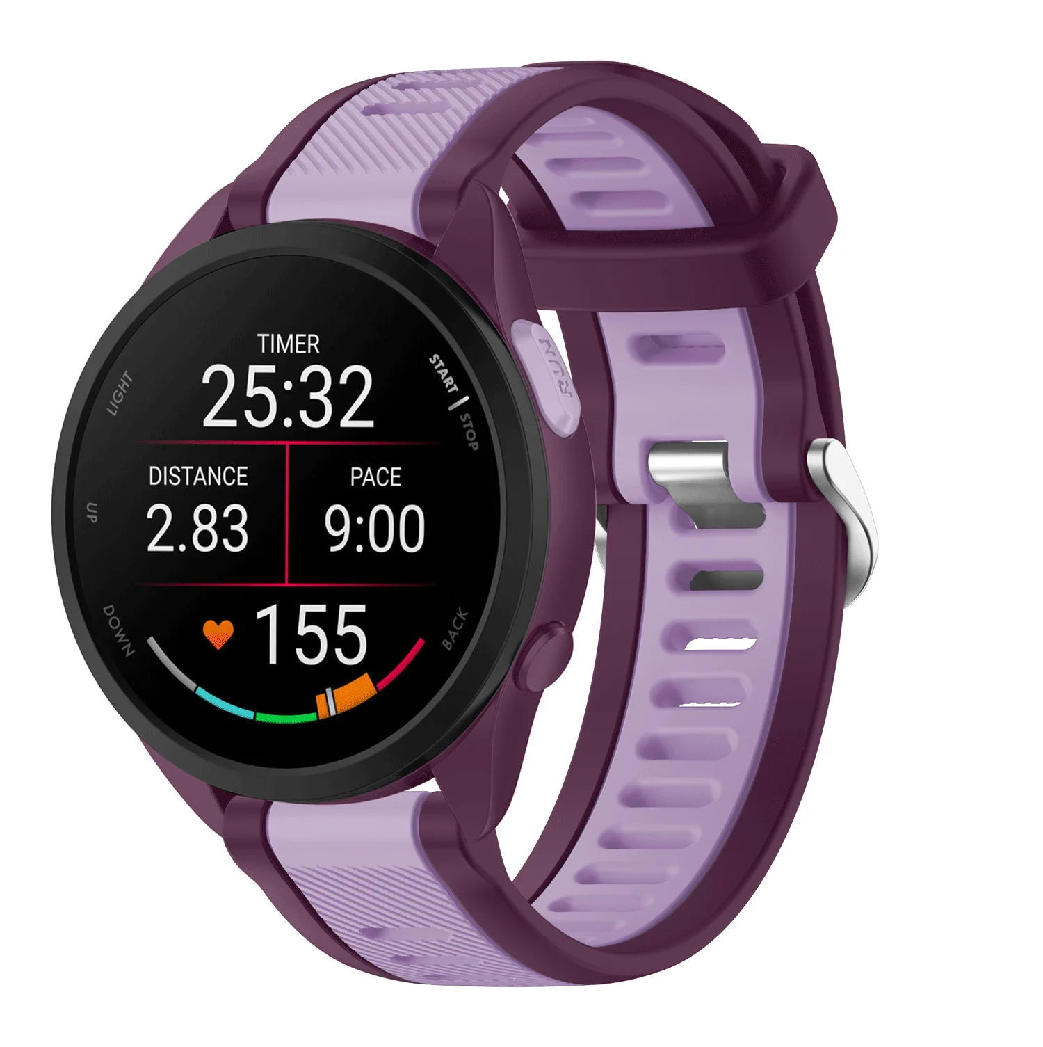Versatile Silicone Watch Strap - Multiple Sizes Available