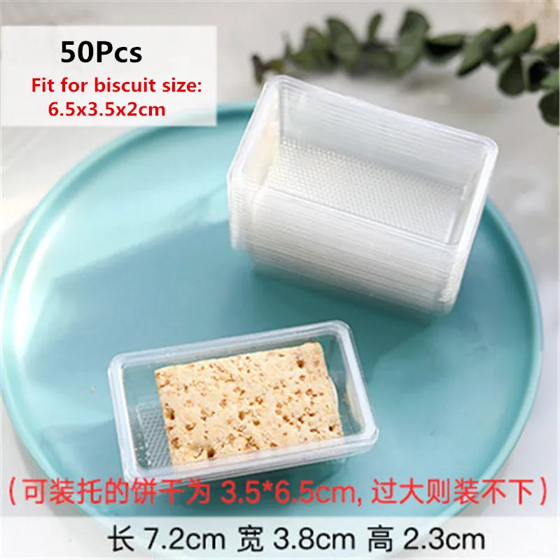 Transparant Brownies Packaging Sealing Bags Wedding Party Gift Cookie Pineapple Cake Nougat Tray Hot Sealing Cheese Biscuit