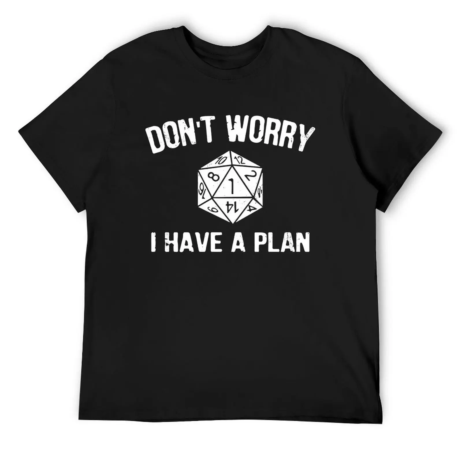 

Dm Don't Worry I Have A Plan T Shirt Popular T-Shirts Male Casual Tshirt Premium Short Sleeve Design Tees Plus Size 6XL