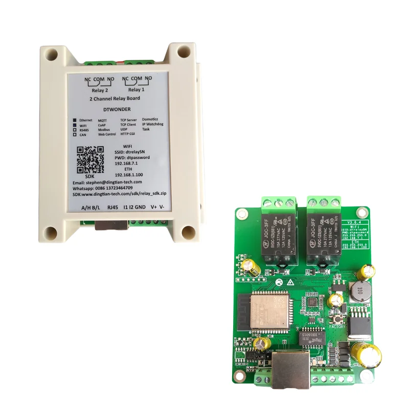 ตัวเลือกสินค้า โมดูลควบคุมอุปกรณ์ไฟฟ้าอัจฉริยะ ESP32 Smart Relay