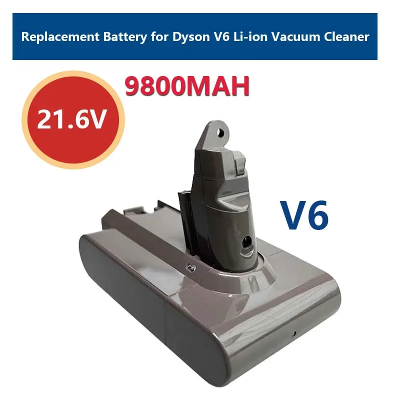 

Сменная батарея 21,6 в 9800 мАч для пылесоса Dyson V6 Li-Ion SV09 SV07 SV03 DC58 DC61 DC62 DC74 965874-02 животные аккумулятор