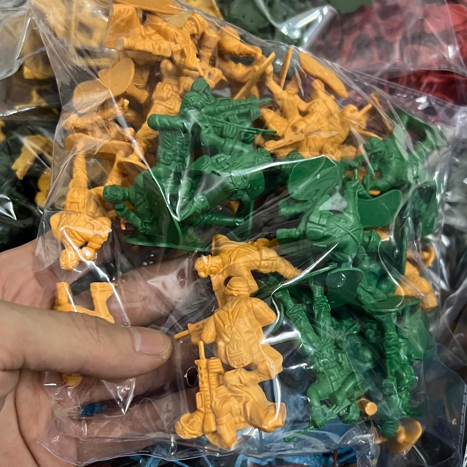 Boys Toy Soldier Set WWII Military Model Soldier Legion Fighting Sand Table Scene Dolls Plastic Static Action Figures Collect... - 2