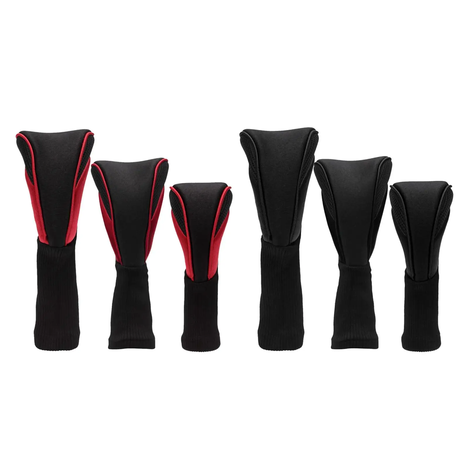 

3Pcs Golf Club Head Covers Wear Resistant Golf Hybrid Head Cover Thick Golf Wood Headcovers for Men Women Golf Training Supplies