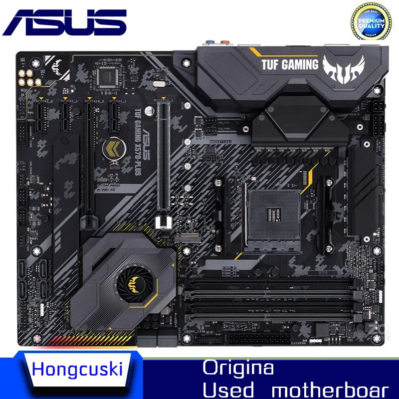 Utilizzato Per Asus Tuf Gaming X570-Plus Scheda Madre Socket Am4 Per Amd X570M X570 Desktop Originale Pci-E 4.0 M.2 Sata3 Mainboard