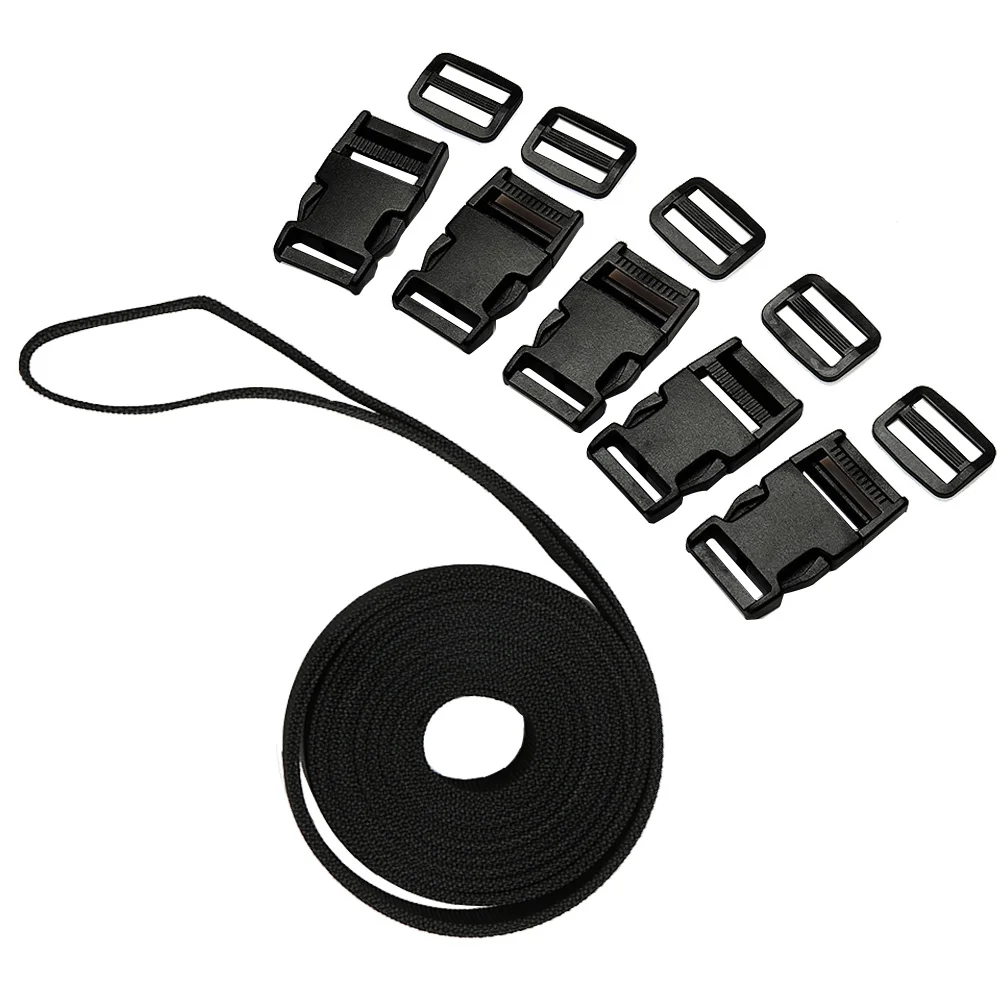11Pcs 4M Nylon Heavy Webbing Strap Knapsack Belt Ribbon Clothing Fabric Sewing Belt Handmade DIY Sewing Accessories for Luggage