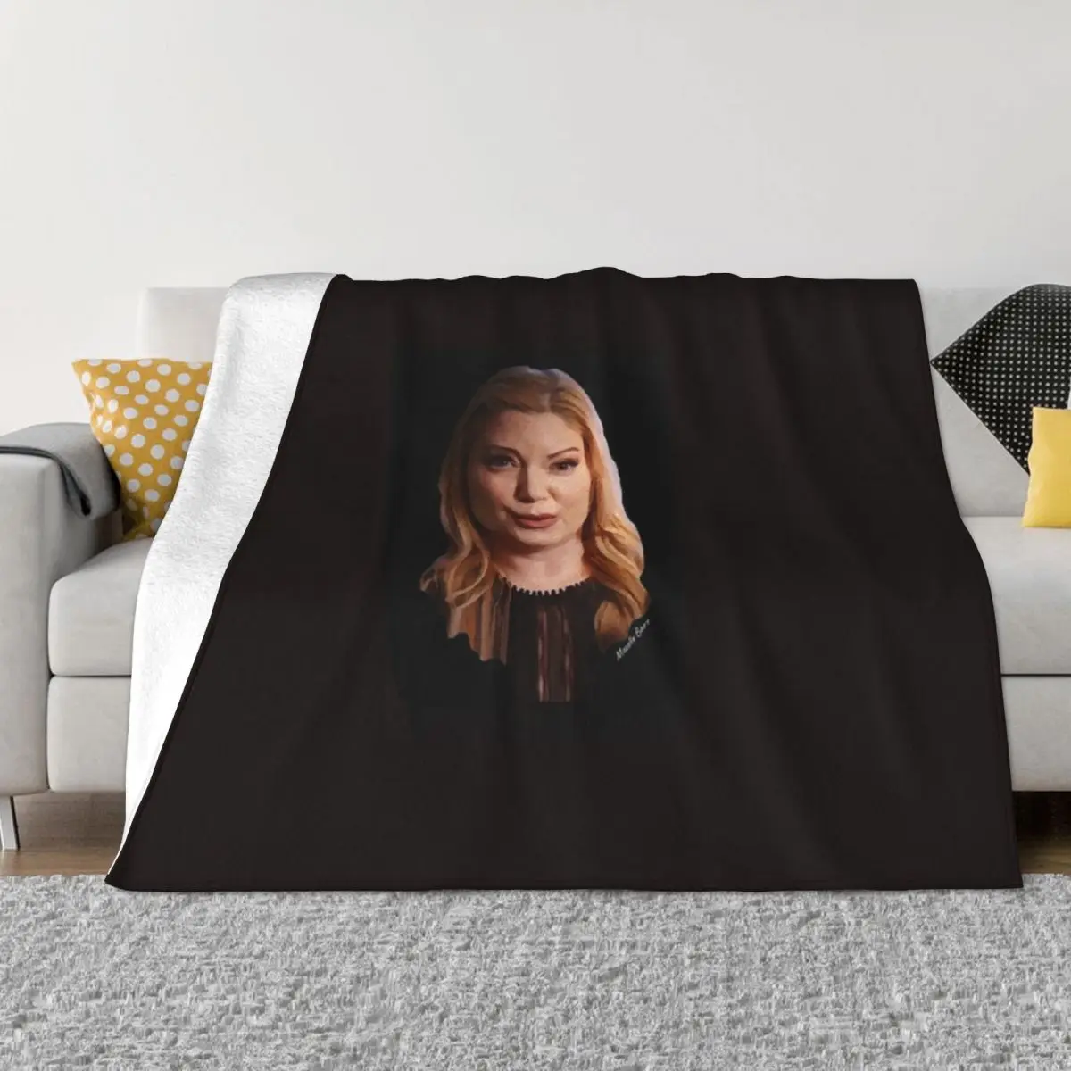 

Amy Allan of The Dead Files Show Throw Blanket Loose Heavy Luxury St Blankets