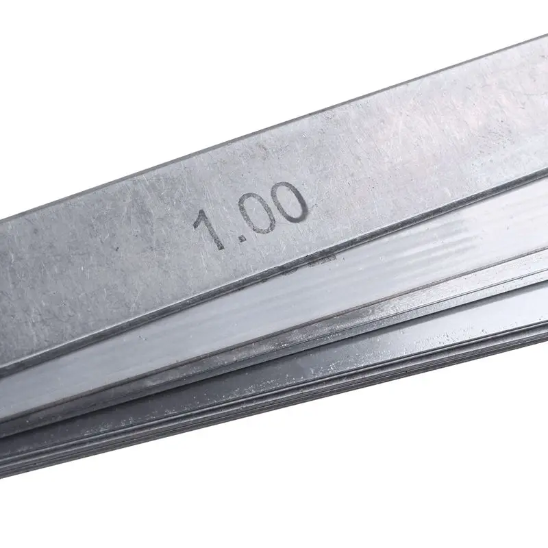 Feeler Gauge 200mm Long 17 Leaves 0.02mm-1.0mm Gap Thick Measure Feeler Gauge