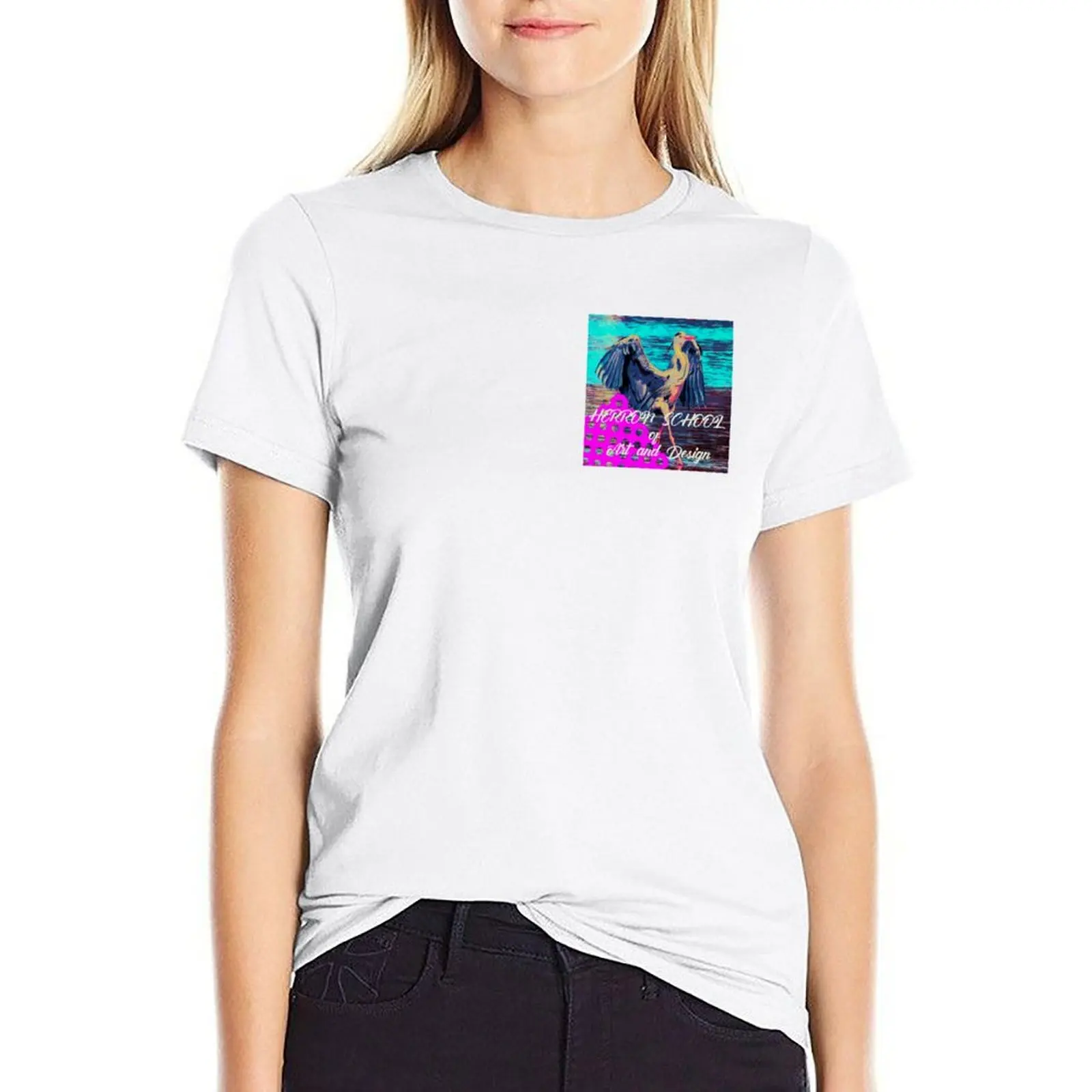 

Herron School of Art and Design T-shirt funny cute tops Women tops