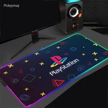 

PS4 Playstation RGB Gaming Mouse Pad Speed Laptop Keyboard Desk Carpet Large Gaming Mouse Mat LED Backlight MousePad CSGO LOL