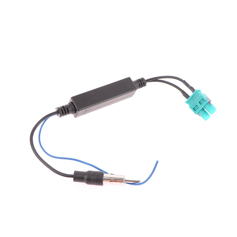 Vehicle Signal Aerial FM Radio Antenna Male Dual Amplifier Adapter For Volkswagen Audi Cayenne Car Accessories