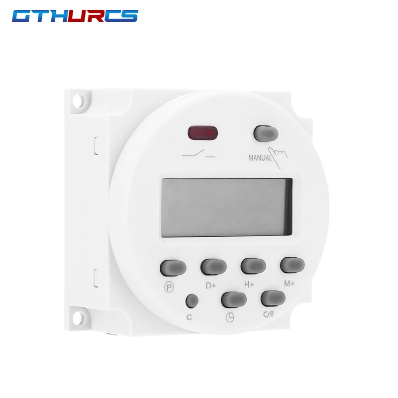 220V 110V 24V 12V CN101A Digital LCD Power Timer programmabile Time Switch relè 16A CN101 Timer Switch