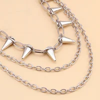 Hip Hop Punk Rock Metal Pants Waist Chain Men Women Key Chain Trousers Chain Wallet Keychain Jeans Unisex Hip-hop Jewelry Gift - Image 2