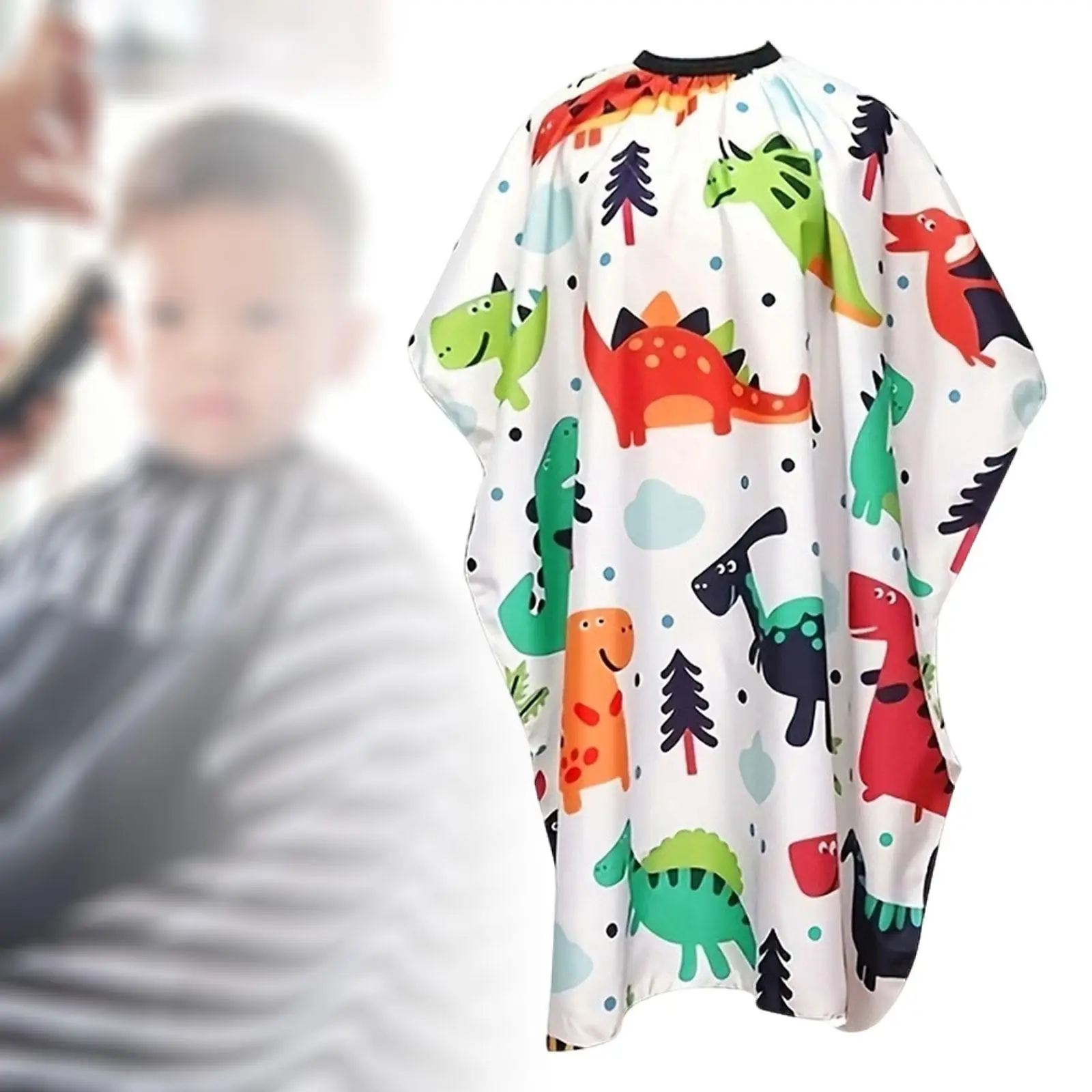 Child Hair Cutting Cape, Adjustable Neck Strap, Kids Barber Cape for Barber Shop 3