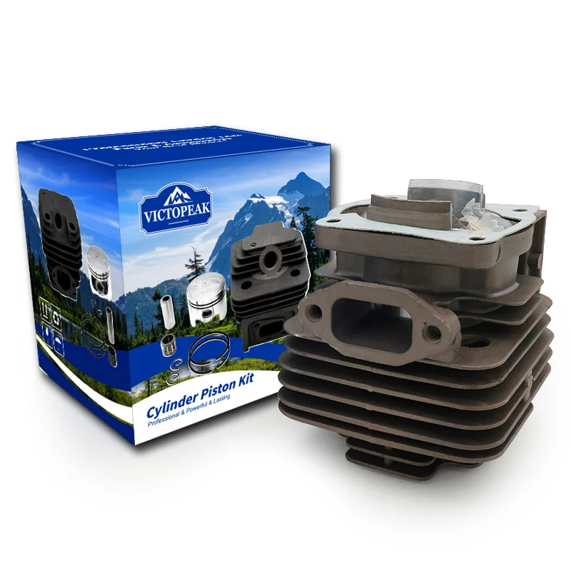 Garden Equipment Replacement 44mm & 40mm Cylinder Piston Kit for 44-5 & 40-5 Brush Cutter Engine 44F 5 & 40F 5 — view 3