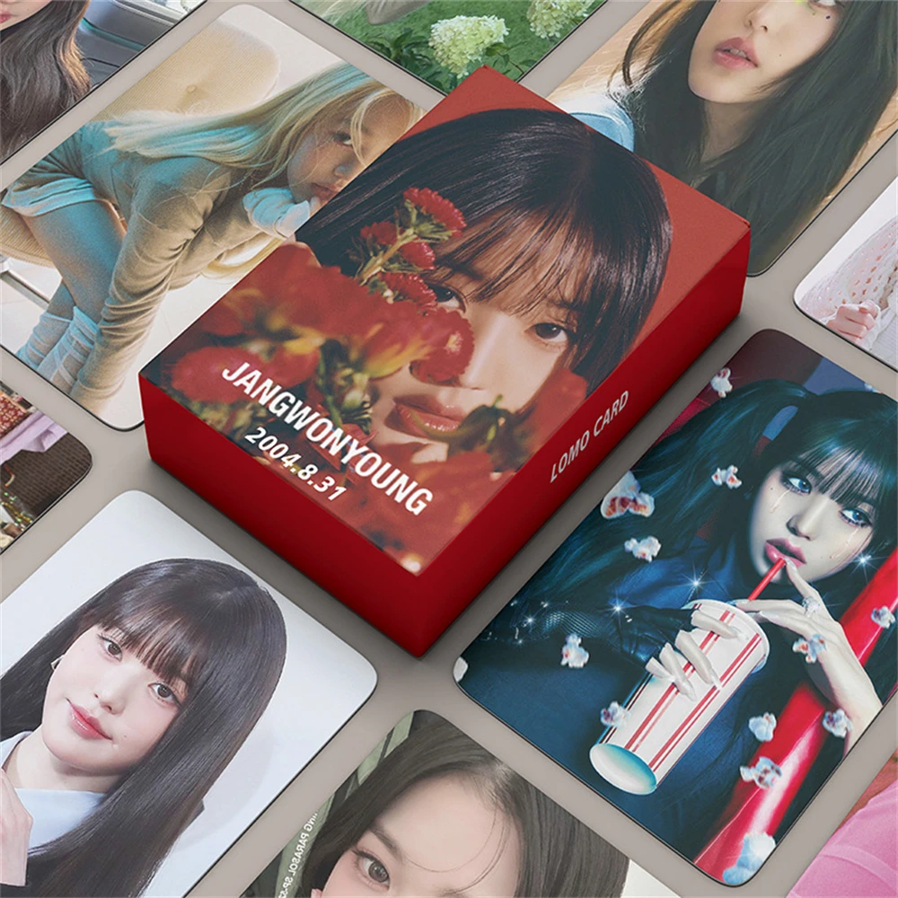 

55Pcs/Set KPOP IVE LOMO Cards I’VE MINE Album Boxed Photocards Yujin Gaeul LIZ Rei Leeseo Wonyoung Postcard Fans Collection Gift