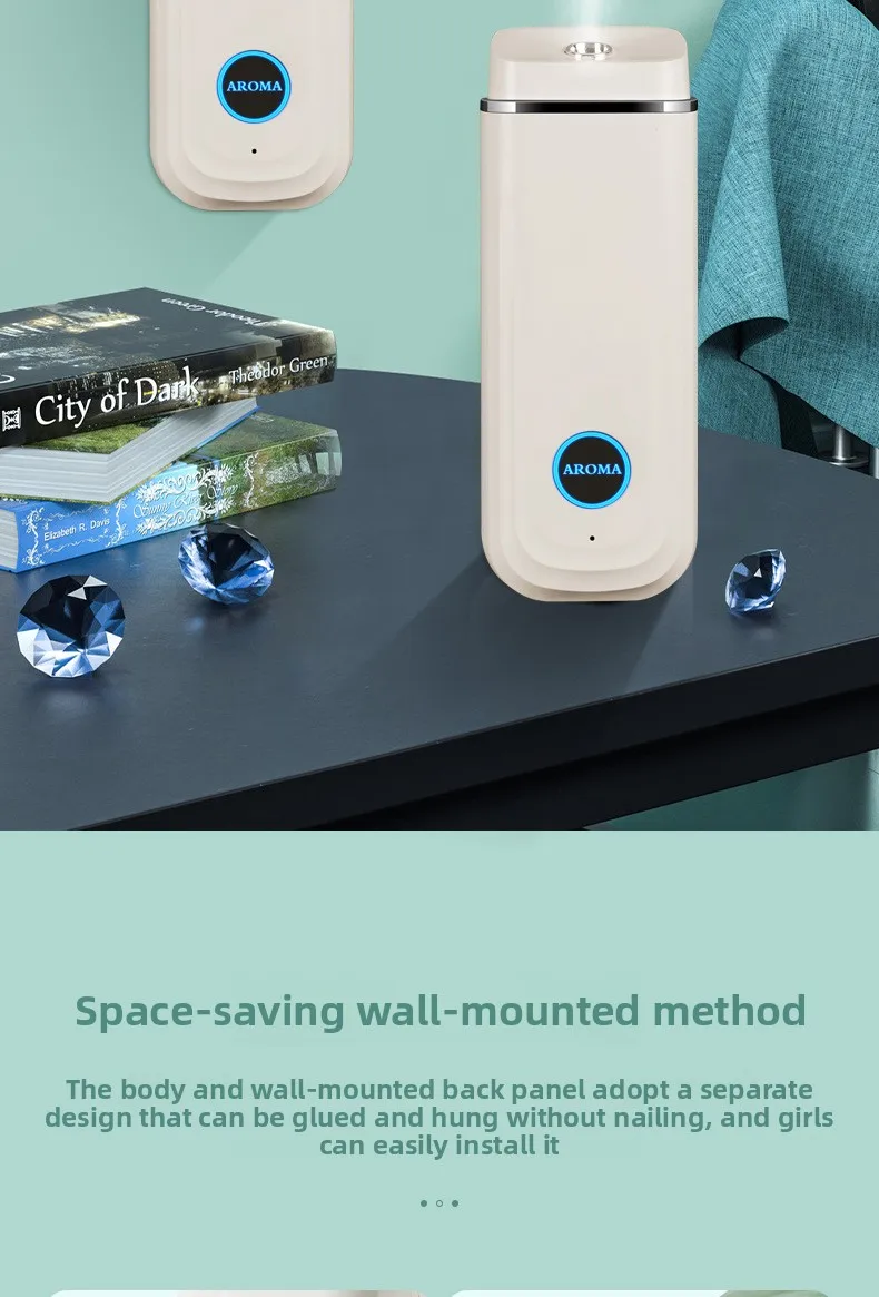 Description Picture 4 of itemNew model automatic aroma dispenser, hotel humidifier, bedroom toilet aroma diffuser, fragrance machine