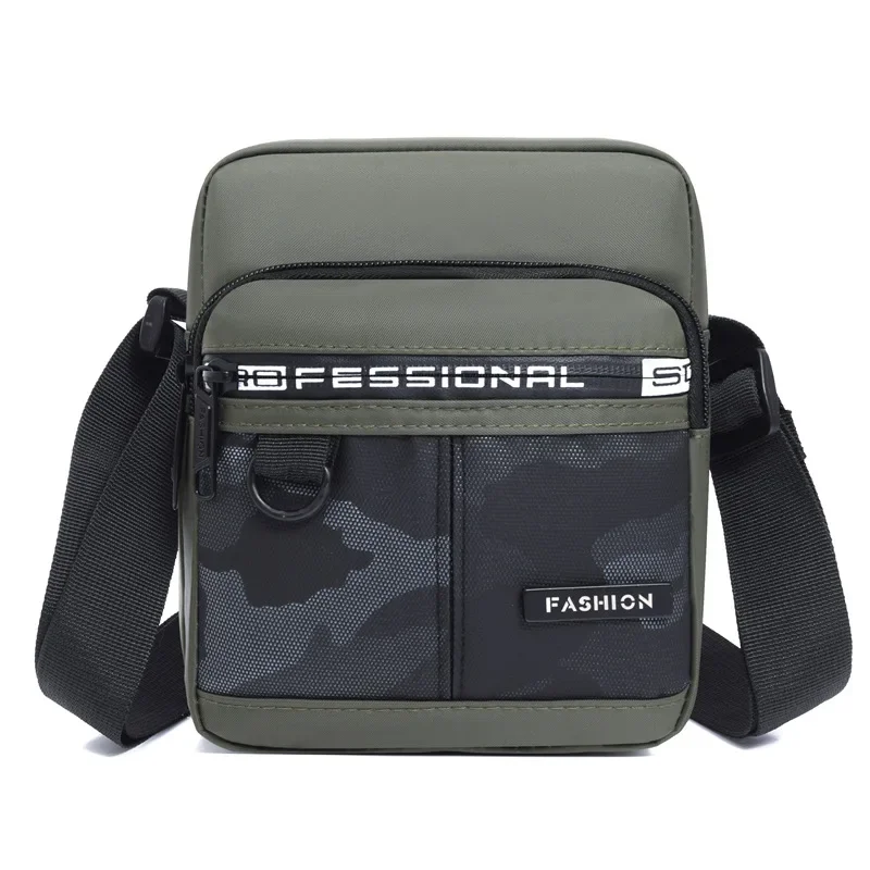 YoReAi New Casual Simple Shoulder Bag for Men Water Proof Large Capacity Multi-layered Crossbody Messenger Travel Bags
